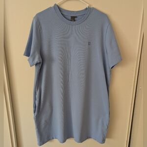 Sweaty Betty Womens Medium 100% Cotton Athletic Dress Blue Activewear Athleisure